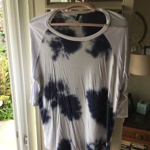 Blue tie dye